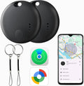 Air Tracker Tags for Android or iOS,Dual System Smart Tags,Keys Finder and Item Locator for Keys,Smart Tracking Tag,Compatible with iOS Find My or Google Find Hub App,Luggage,Backpack,Bags and More