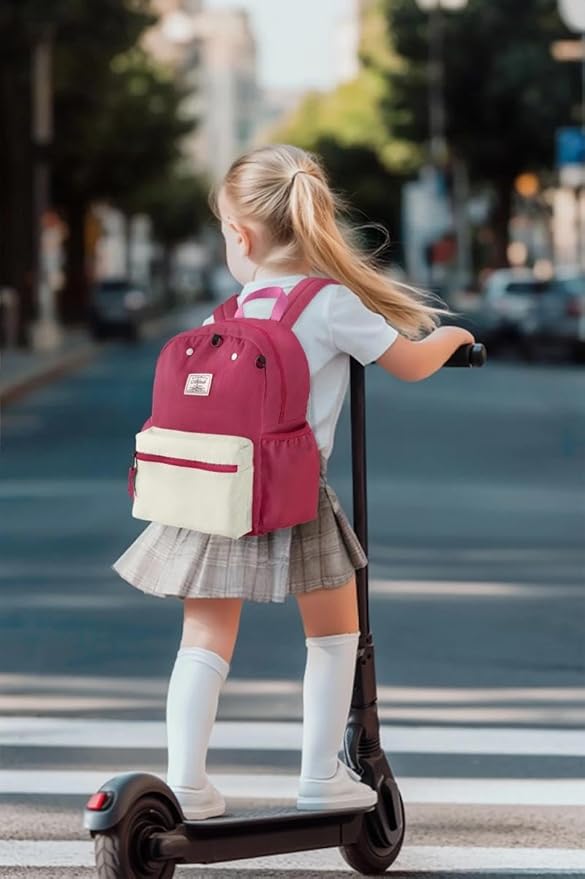 Kids Backpack for Girls: Girls Backpack 6-10 - Kindergarten Elementary School Bookbag for Girl-BubblyBeeBaby