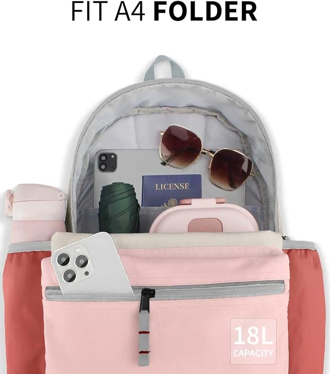 Kids Backpack for Girls: Girls Backpack 6-10 - Kindergarten Elementary School Bookbag for Girl-BubblyBeeBaby