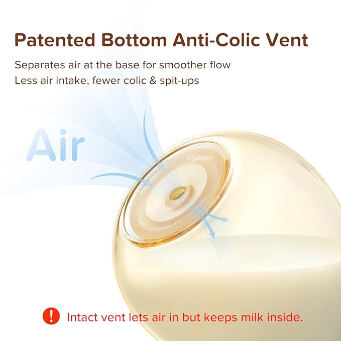 Thyseed PPSU Natural Anti-Colic Baby Bottles | Newborn Breast Like Nursing Bottle for Breastfed Babies with Nipple(1-2 Months),5oz,1pack-BubblyBeeBaby