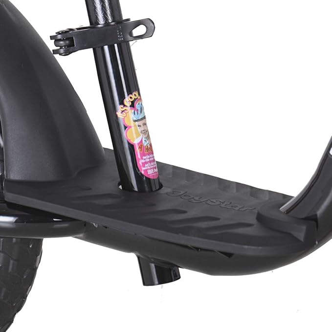 JOYSTAR 10"/12" Toddler Balance Bike for Girls & Boys, Ages 18 Months to 5 Years, Kids Push Bike with Footrest & Adjustable Seat Height, First Birthday Gifts for 2-5 Boys Girls-BubblyBeeBaby