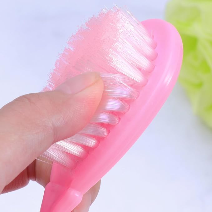 HEALLILY Kids Comb Baby Hair Brush and Comb Set for Newborn Scalp Grooming Product for Infant Toddler Kids (Pink)-BubblyBeeBaby