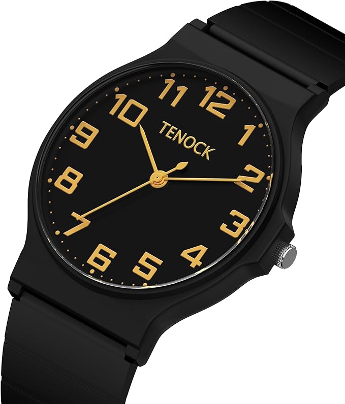 Kids Analog Watch Boys Girls, 30M Waterproof, Sports Watch for Boys, Easy to Read Children's Thin Dial Wrist Watches with Soft Band, for Ages 5-15 Kids Great Birthday Gifts Christmas Day-BubblyBeeBaby