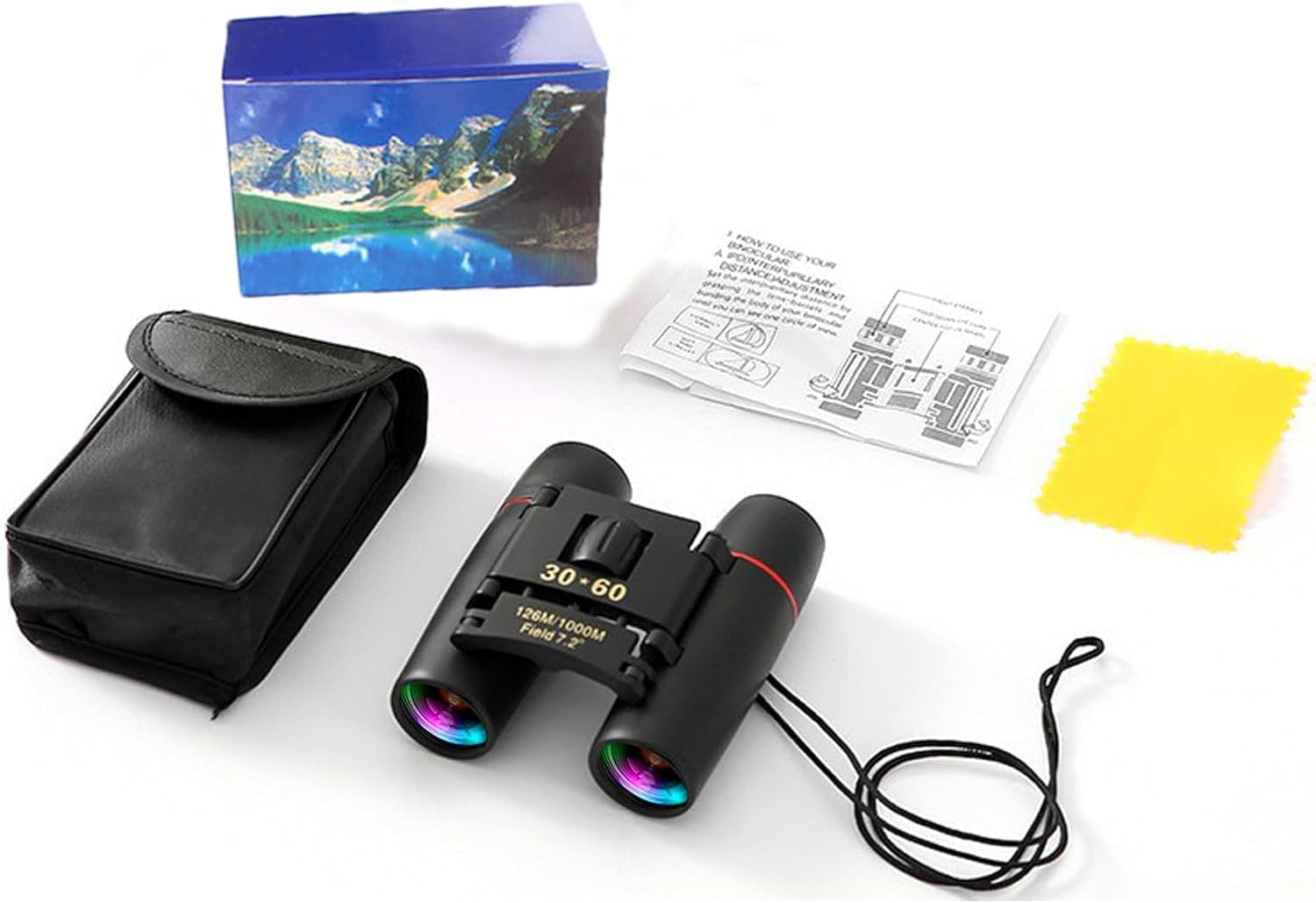 Binoculars for Adults, Compact Small Pocket Mini Travel Binocular for Bird Watching Concert Theater Opera High Powered Electronic Cruise Ship Essentials Norwegian Alaska Must Haves Hiking Camping Gear
