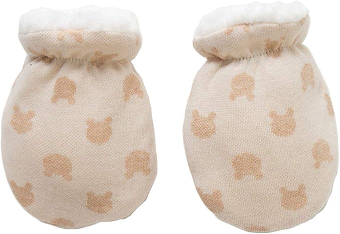 Baby Mittens Sherpa Lined Fleece 0-24 Months Winter-BubblyBeeBaby