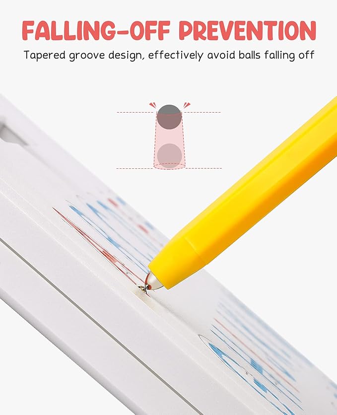 GAMENOTE Double Sided Magnetic Letter Board - 2 in 1 Alphabet Magnets Tracing Board for Toddlers ABC Letters Uppercase & Lowercase Practicing Learning Education Toys-BubblyBeeBaby