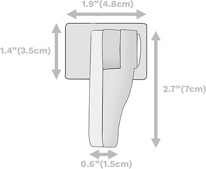 Inaya Child Proof Door Lever Lock - Door Handle Lock - 3M Adhesive - Minimalist Design - No Drilling Child Safety Door Handle Locks (3 Pack)-BubblyBeeBaby