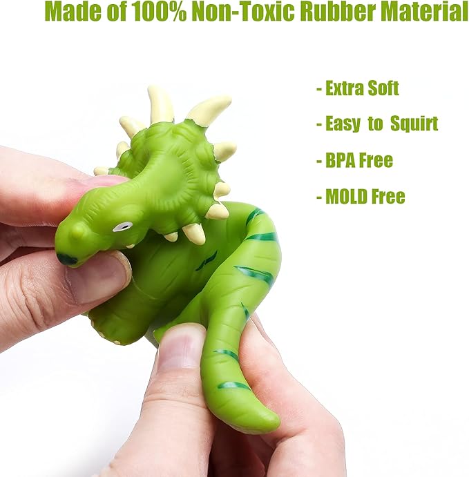 Hely Cancy Dinosaur Bath Toys - Squirt & Pool Toys for Kids-BubblyBeeBaby