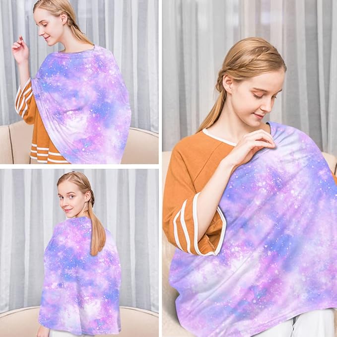 Yoofoss Nursing Cover Breastfeeding Scarf - Baby Car Seat Covers, Infant Stroller Cover, Carseat Canopy for Girls and Boys-BubblyBeeBaby