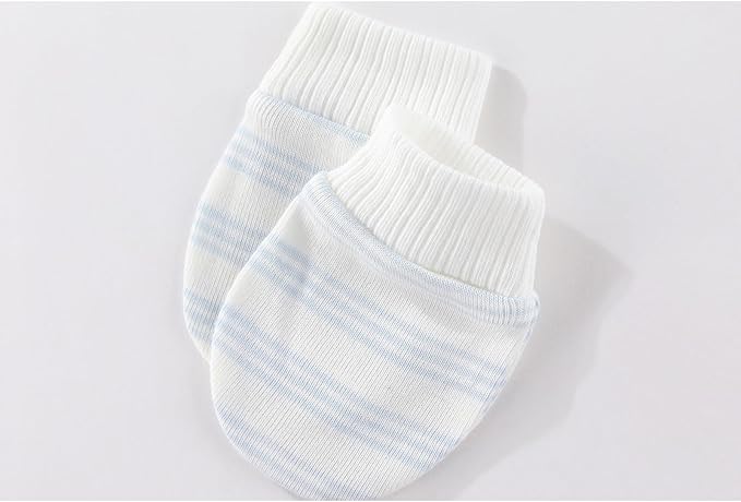 Cute Baby Girl Hats Mittens Set 10-Pack New Born Boy Caps Gloves Suit 0-6 Months Infant Accessories-BubblyBeeBaby