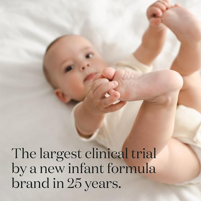 Infant Formula Powder for Infants 0-12 Months, Made With Organic Whole Milk, Clean Label Project Certified, Closest-to-Breast Milk Baby Formula Patented Protein Blend, 24 Ounce (Pack of 1)-BubblyBeeBaby