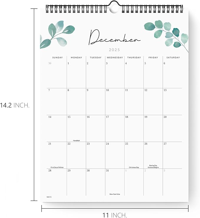 Jotsome Wall Calendar 2025-2026, Academic Monthly Calendar From July 2025 to December 2026 11.2"x14.2", Aesthetic Wall Decoration in Home and Office for Easy Organizing-BubblyBeeBaby