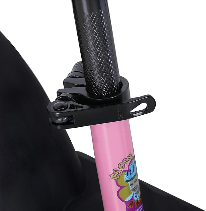 JOYSTAR 10"/12" Toddler Balance Bike for Girls & Boys, Ages 18 Months to 5 Years, Kids Push Bike with Footrest & Adjustable Seat Height, First Birthday Gifts for 2-5 Boys Girls-BubblyBeeBaby