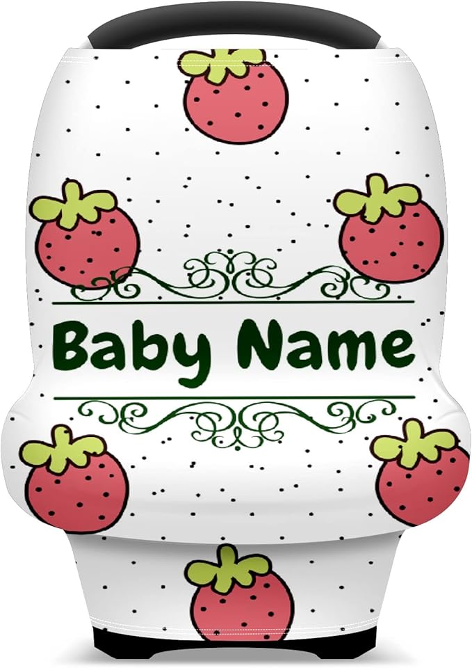 Baby Car Seat Stroller Cover Nursing Cover New Mom Breastfeeding Scarf Soft Stretchy Infant Carrier Cover Car Canopy Coverage-BubblyBeeBaby