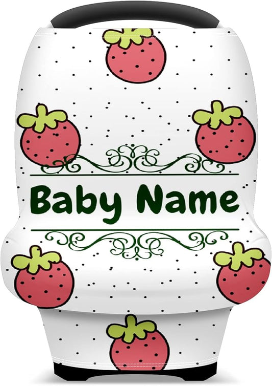 Baby Car Seat Stroller Cover Nursing Cover New Mom Breastfeeding Scarf Soft Stretchy Infant Carrier Cover Car Canopy Coverage-BubblyBeeBaby