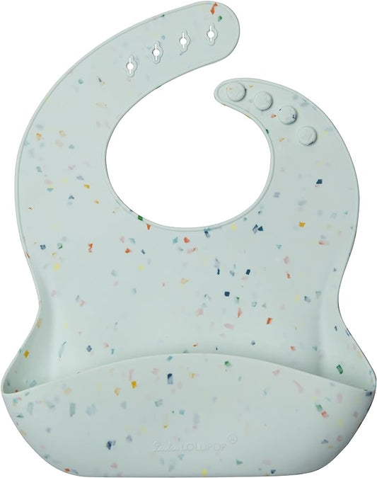 Loulou Lollipop Soft, Waterproof Silicone Feeding Bib for Babies and Toddlers-BubblyBeeBaby