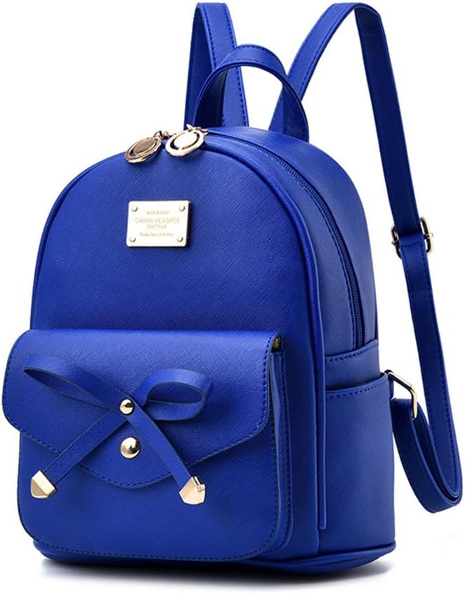 I IHAYNER Girls Bowknot Cute Leather Backpack Mini Backpack Purse for Women-BubblyBeeBaby
