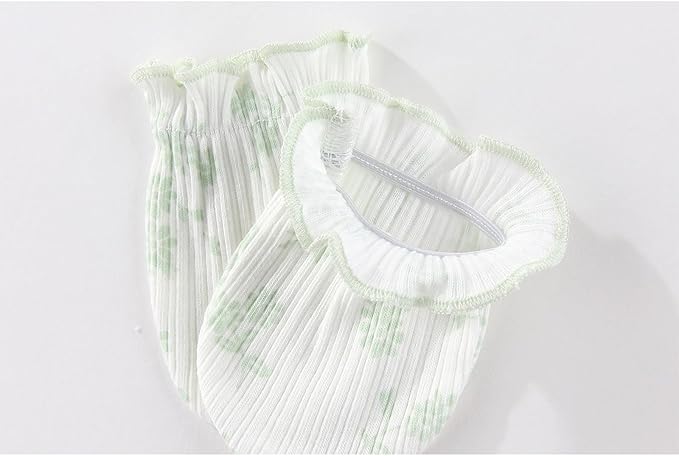 5 Pairs Baby Not Scratch Mittens 0-6 Months New Born Boy Girl Gloves Cute Infant Accessories-BubblyBeeBaby