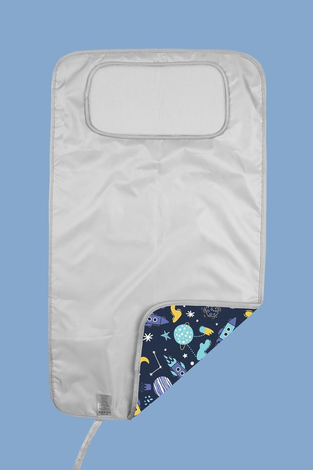 HAMUR HOME Portable Baby Changing Pad – Waterproof, Foldable & Lightweight Travel Mat – Soft & Machine Washable Diaper Changer – Compact & Durable (Space)