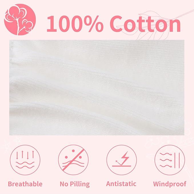 Newborn Baby Mittens Infant No Scratch Gloves Cotton Mitts for Baby Girls Boys-BubblyBeeBaby