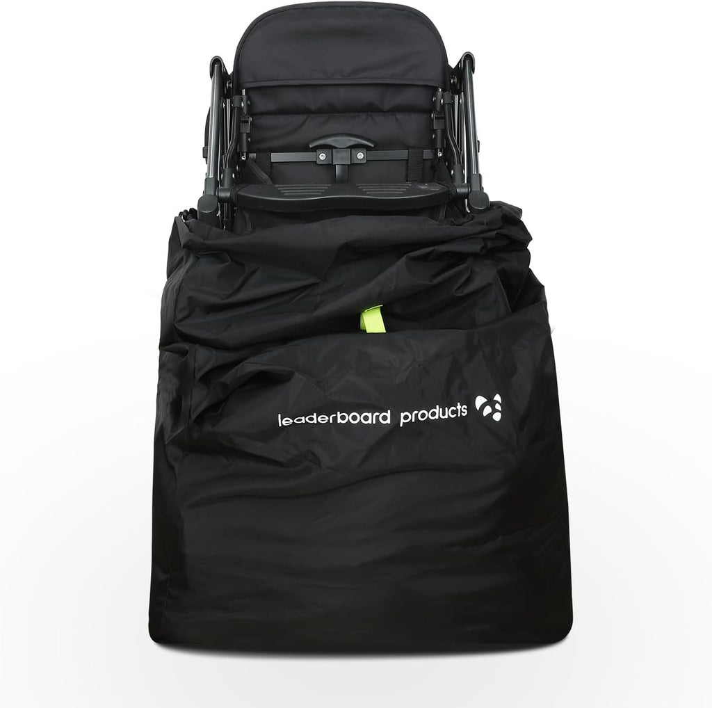 X-Large Stroller bag - Airport Gate checkin luggage - Children Travel Must Have - Single, Jogger and Double Baby Stroller Cover For Airplane Travel - Famiily Vacation- Fits Most Strollers - Durable