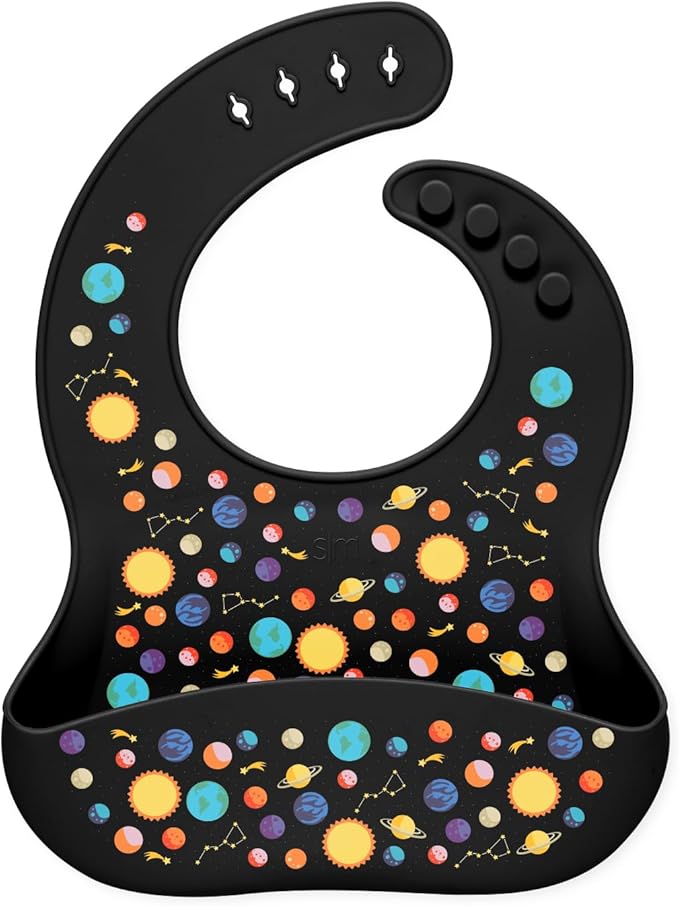 Simple Modern Silicon Bib Toddler food bib-BubblyBeeBaby