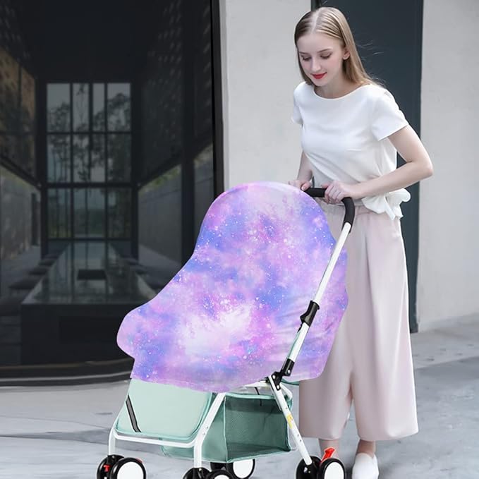 Yoofoss Nursing Cover Breastfeeding Scarf - Baby Car Seat Covers, Infant Stroller Cover, Carseat Canopy for Girls and Boys-BubblyBeeBaby