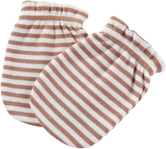 5 Pack Unisex New Born Boy Girls No Scratch Mittens Cotton Soft Baby Gloves Accessory 0-3 Months Infant Essentials-BubblyBeeBaby