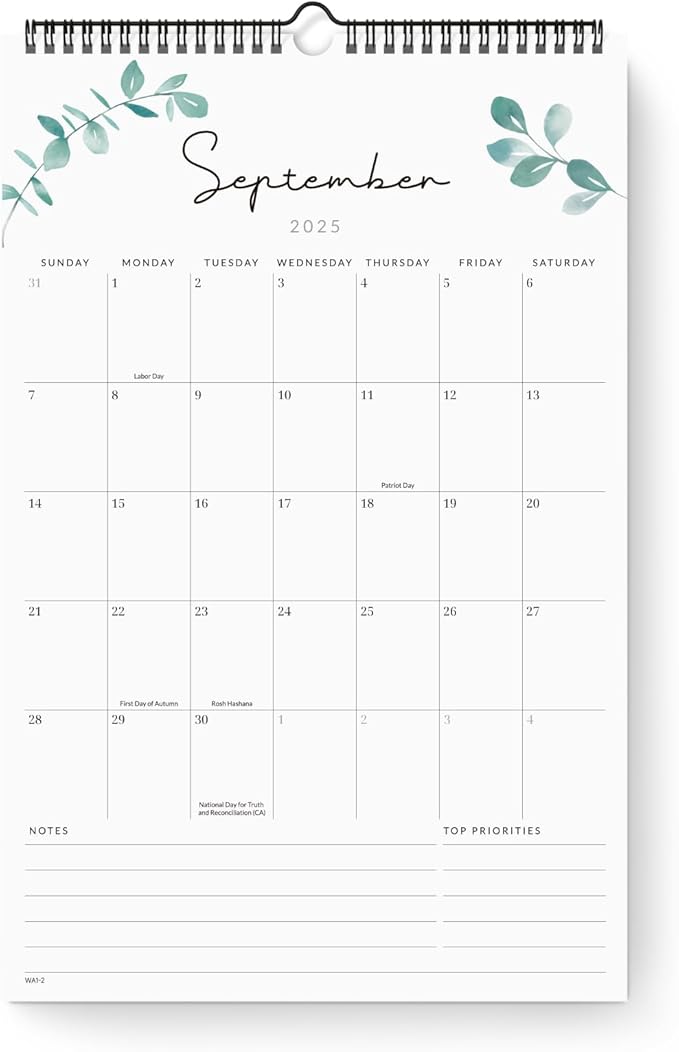 Jotsome Wall Calendar 2025-2026, Large Academic Monthly Calendar From July 2025 to December 2026 11"x17", Aesthetic Wall Decoration in Home and Office for Easy Organizing-BubblyBeeBaby