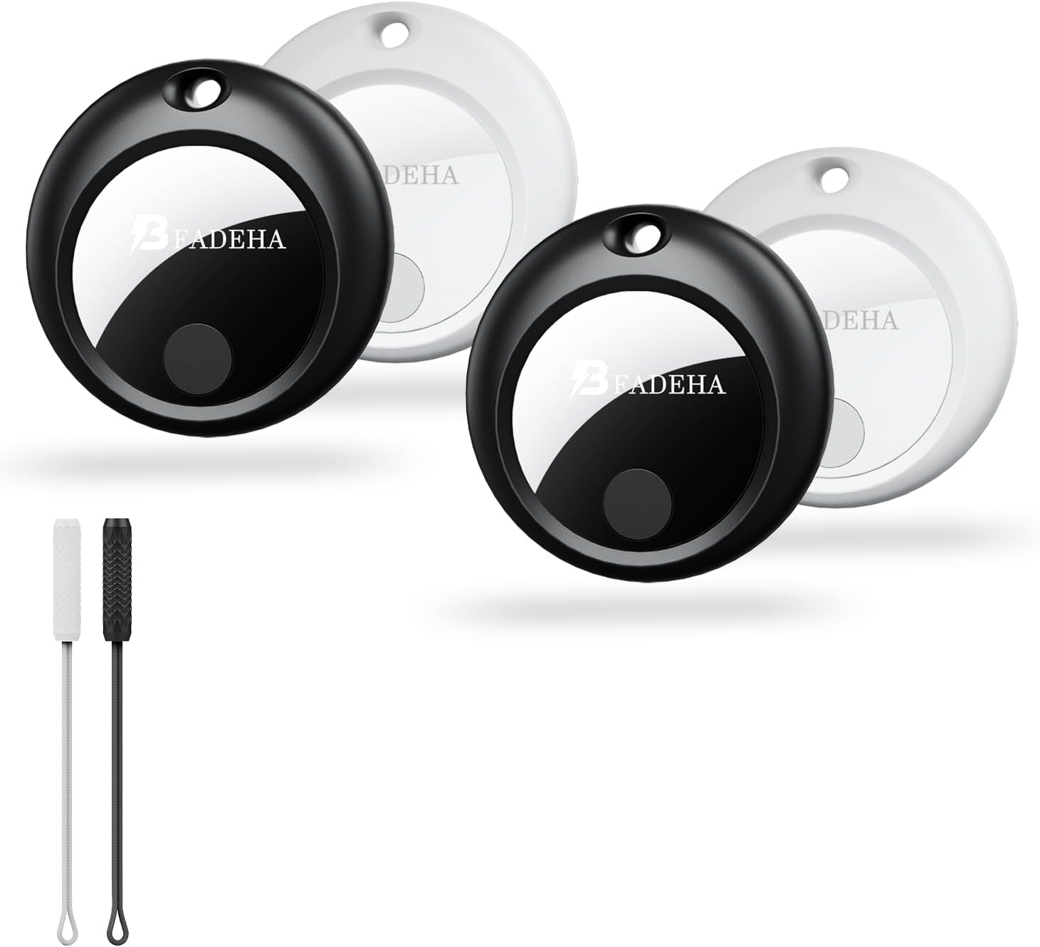 2025 [Apple MFi Certified] (iOS Only) Bluetooth Tracker Smart Finder for Apple Find My, iPhone Card Wallet Finder GPS Tracker, 5-10 Years Battery, Keys Finder and Item Locator for Keys, Bags, Passport