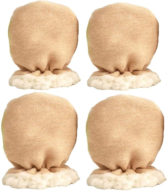 Baby Mittens Sherpa Lined Fleece 0-24 Months Winter-BubblyBeeBaby