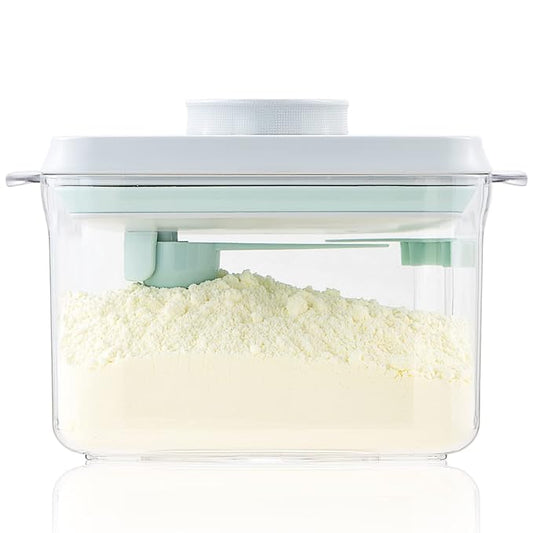 1000ml Formula Travel Container Airtight Formula Dispenser On The Go, 11OZ, 0.66LB, 300g, Clear-BubblyBeeBaby