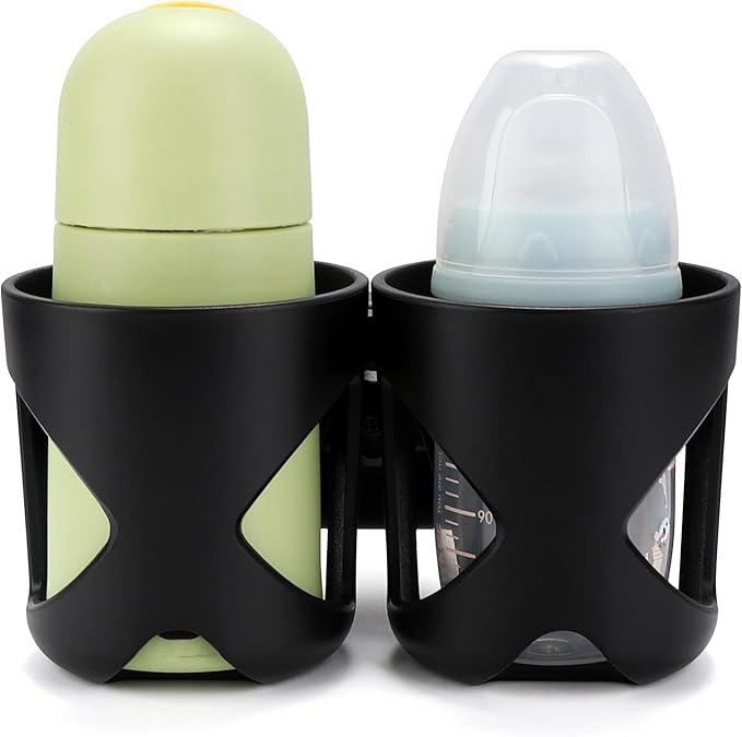 Accmor Universal Cup Holder, Stroller Cup Holder, 360° Rotatable Large Caliber Designed Bottle Holder for Stroller, Bike, Wheelchair, Walker, Scooter-BubblyBeeBaby