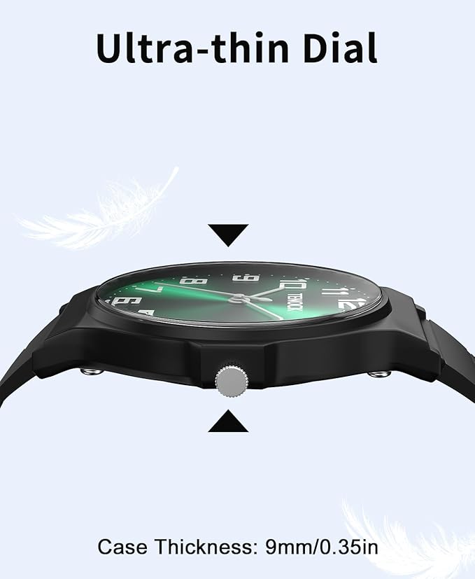 Kids Analog Watch Boys Girls, 30M Waterproof, Sports Watch for Boys, Easy to Read Children's Thin Dial Wrist Watches with Soft Band, for Ages 5-15 Kids Great Birthday Gifts Christmas Day-BubblyBeeBaby