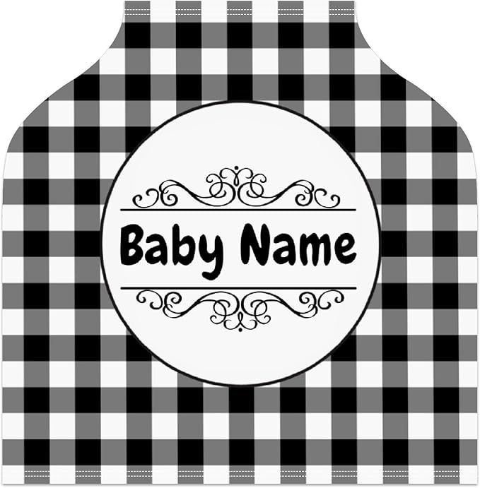 Baby Car Seat Stroller Cover Nursing Cover New Mom Breastfeeding Scarf Soft Stretchy Infant Carrier Cover Car Canopy Coverage-BubblyBeeBaby