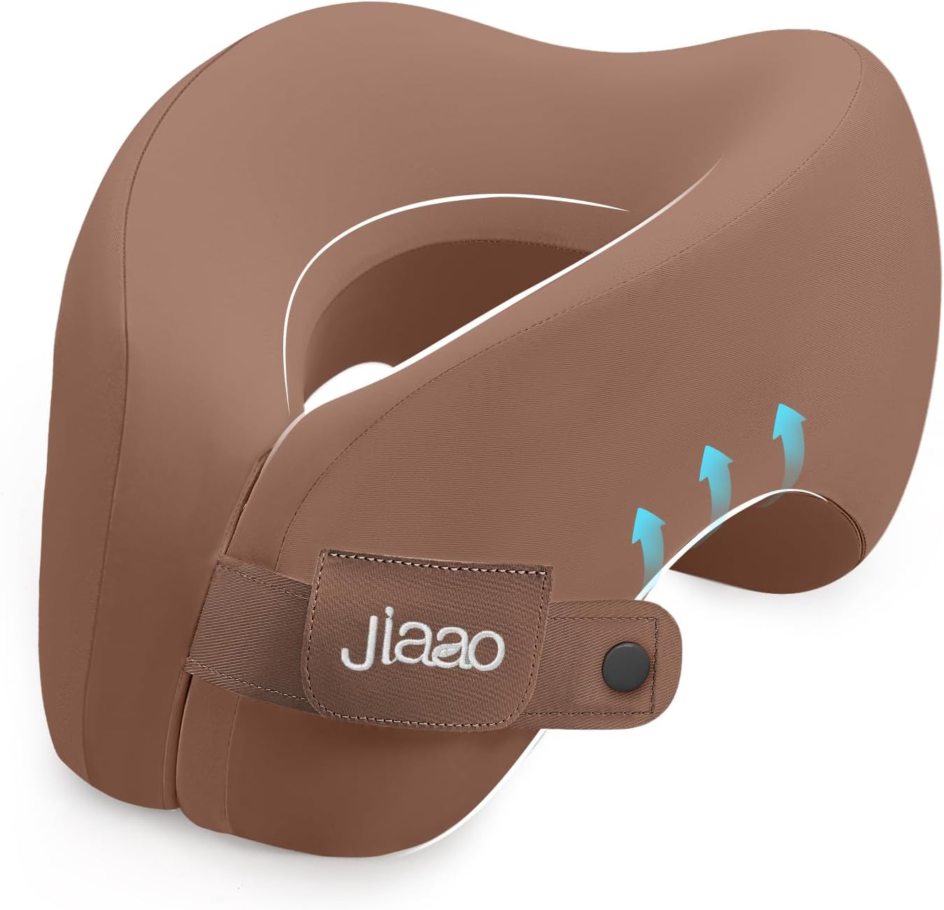 Travel Neck Pillow, Advanced Neck Support for International Flights, 3D Eye Masks, Ear Plugs and Storage Bag, Memory Foam U-Shaped Pillow for Travel, Sleep Rest, Trains, Road Trips