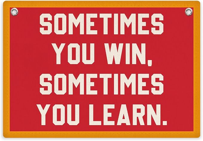 Inspirational Banner, Motivational Wall Decor, Positive Affirmations Wall Hanging, Vintage Banner Flag, Wall Flag Home Living Room Classroom Office Decor, Banner for Room-BubblyBeeBaby