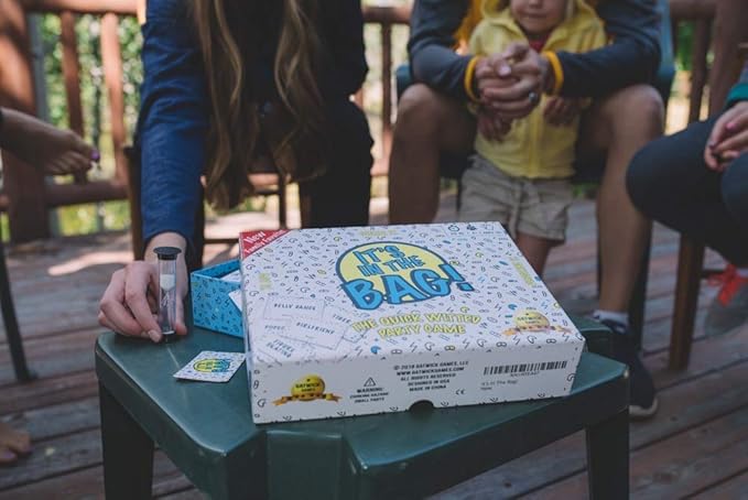 It’s in The Bag - Ultimate Family Game for Game Night, 3 Rounds of Wild Easy Fun! Best Board and Party Games for Adults, Groups, and Kids-BubblyBeeBaby