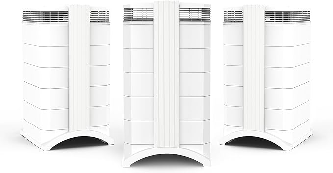 IQAir HealthPro Plus XE Air Purifier - 3-Pack- Smart HyperHEPA Filtration for Large Rooms up to 3375 sq ft - Viruses, Allergens, Smoke, Mold, Dust, Pet Dander, Swiss Made, WiFi Enabled-BubblyBeeBaby