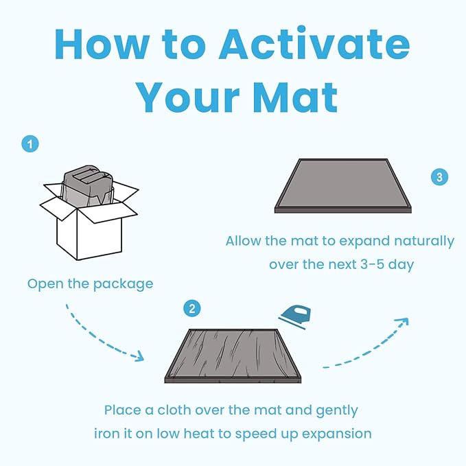 1.3" Thick Baby Play Mat for Floor Playpen, 71x59 Large Foam Tummy Time Mat, Padded Support Soft Plush Nursery Rug for Infant Kids Toddler Crawling Kick Activity (Light Grey)-BubblyBeeBaby