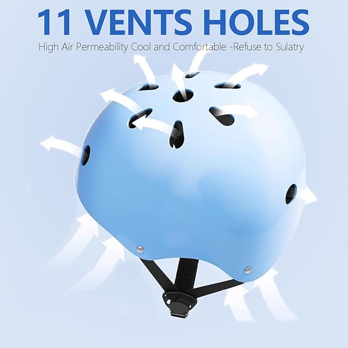 Kids Bike Helmet with Knee Elbow Wrist Pads Guards,Pink,for Ages 2-3-5-8-14,Sports Bicycle,Skate Scooter,Rollerblading with Unicorn Sticker-BubblyBeeBaby