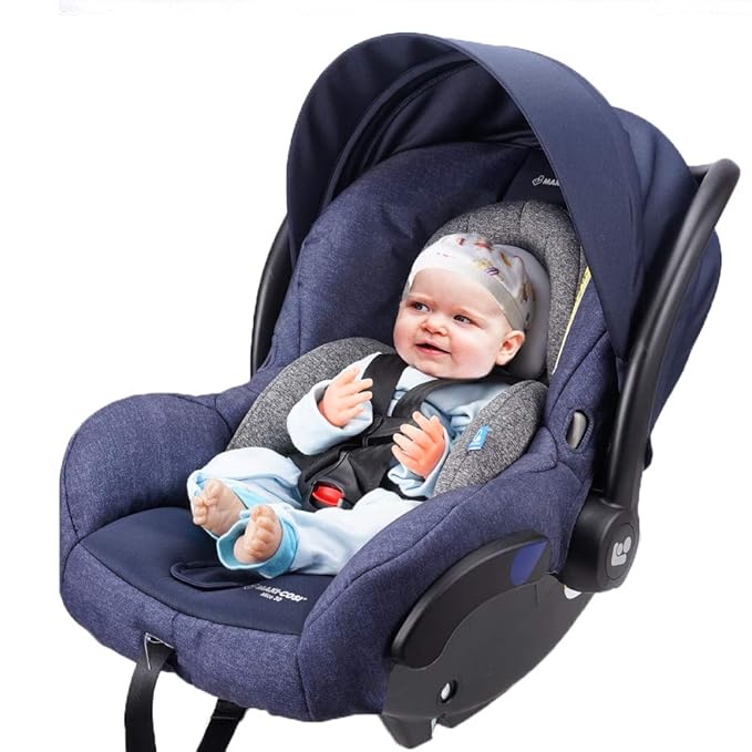 COOLBEBE New 2-in-1 Babybody Cushion for Baby Newborn Infants - Extra Soft Stroller Cushion Pads Car Seat Insert, Perfect for Carseats, Strollers, Swings, Grey-BubblyBeeBaby