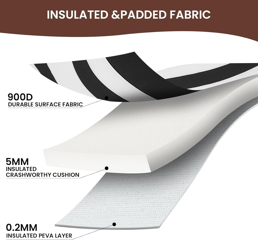 2-Bottle Insulated Wine Carrier Tote - Leakproof Padded 900D Oxford Wine Cooler Bag for Travel, Picnics, Beach & Parties - Ideal Wine Gift for Wine Lovers