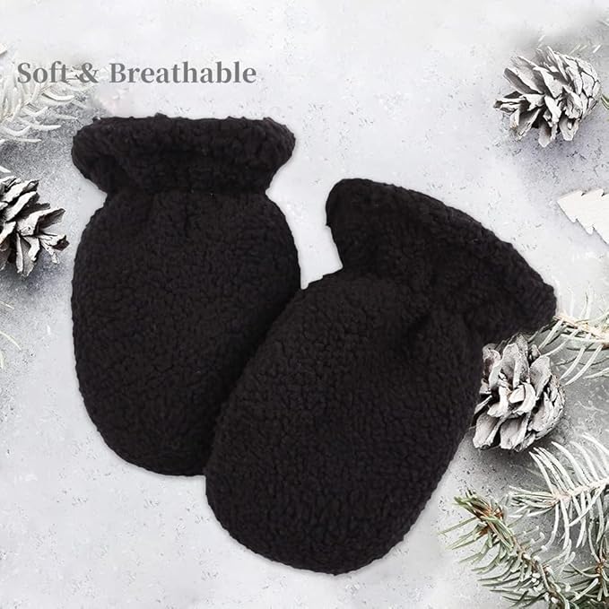 Zsedrut Baby Boys Winter Glove Warm Toddler Infant Girls Mittens Fleece Lined Gloves 1-7 Years-BubblyBeeBaby