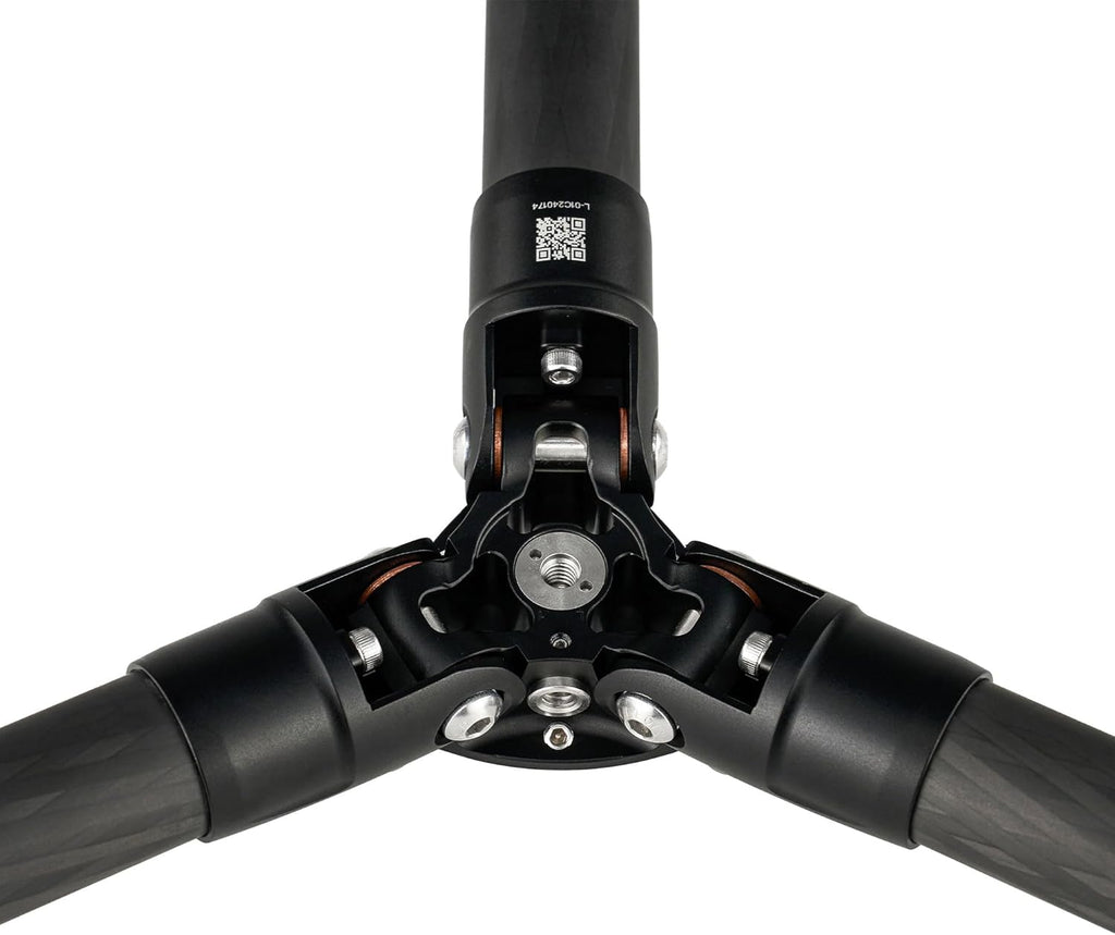 Leofoto Professional Camera Tripod, 50" Compact Carbon Fiber Tripod for DSLR Video Camcorder, 4 Leg Sections, 360° Ball Head, Max Load 8KG/18Lb (LS-254CX+LH-36LR)