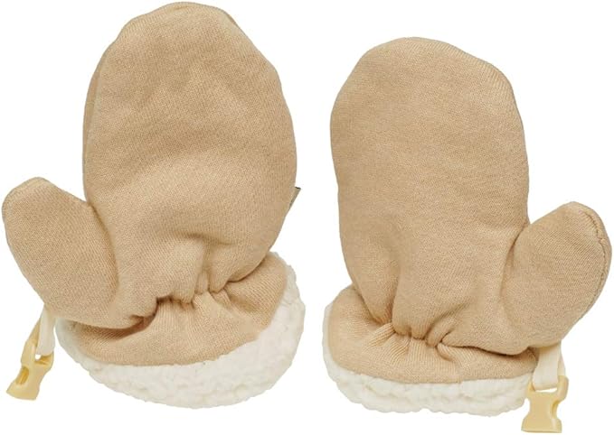 Baby Mittens Sherpa Lined Fleece 0-24 Months Winter-BubblyBeeBaby