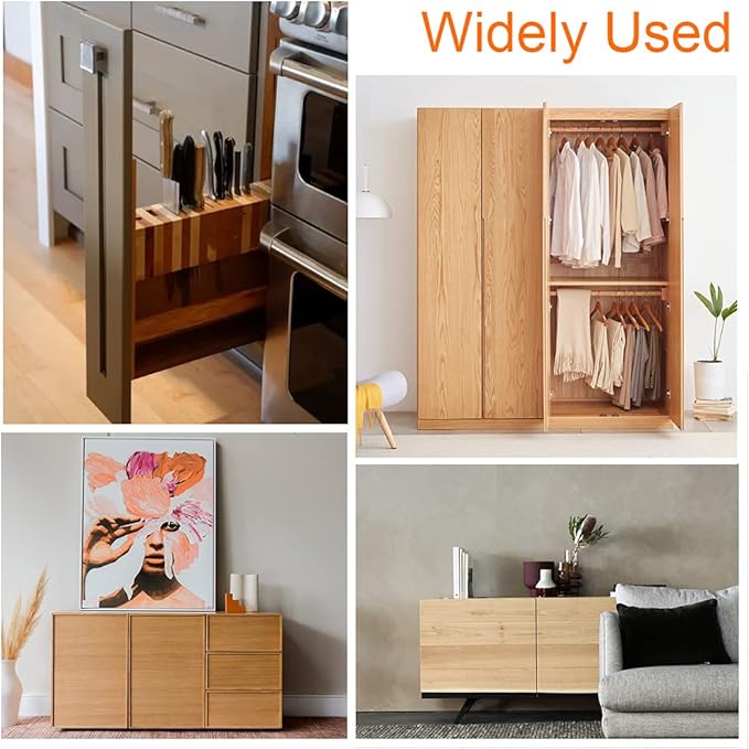 12Pack Magnetic Touch Push to Open Door Latch for Heavy Duty Door Push Release Latch Kitchen Drawer Push Catch Pop Out Latch Kitchen Closet Door Closing (White)-BubblyBeeBaby