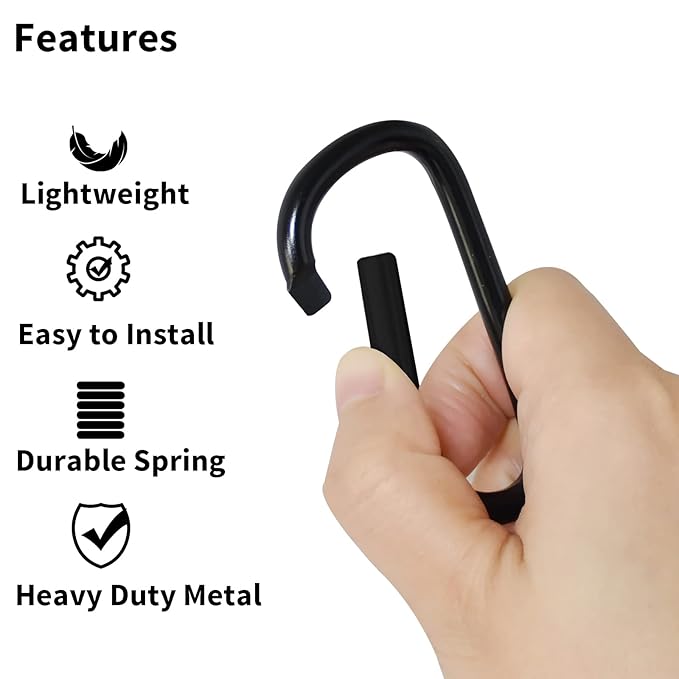 2 Pcs Stroller Hooks for Hanging, Portable Leather Style Stroller Clip Straps, Baby Stroller Hooks for Diaper Bags Grocery Shopping Bags, Mommy Hook for Stroller(Pink)-BubblyBeeBaby