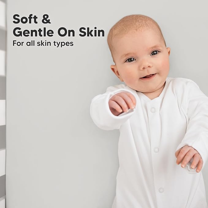 KeaBabies 2-Pack Organic Crib Sheets for Boys, Girls - 52x28 Fitted Crib Mattress Sheet Neutral, Breathable Jersey Cotton Cover for Baby Bed, Toddler Mattress, Soft & Cute Prints (Sage)-BubblyBeeBaby