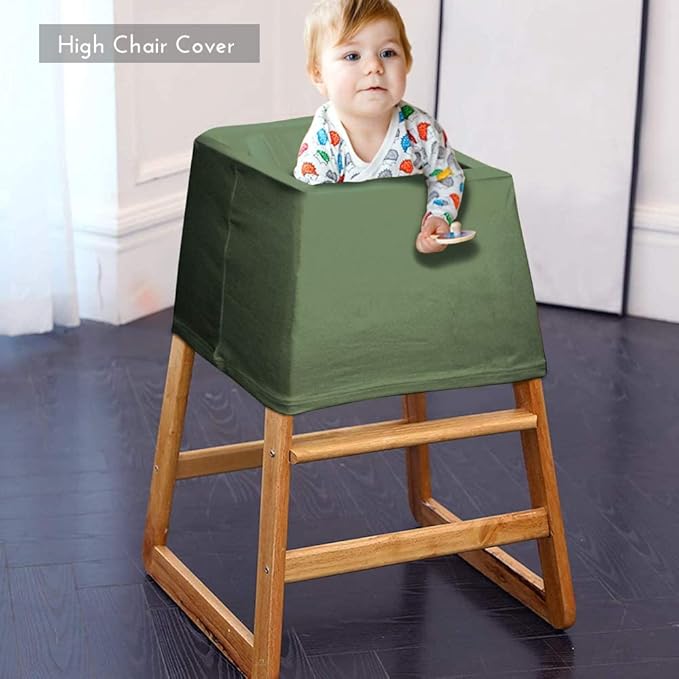 Yoofoss Nursing Cover Breastfeeding Scarf - Baby Car Seat Covers, Infant Stroller Cover, Strechy Carseat Canopy for Boys and Girls (Dark Green)-BubblyBeeBaby